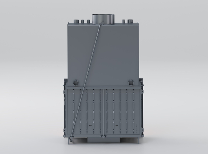 Eşanjörlü Sulu Döküm Şömine Haznesi 70 cm