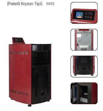 SE02 Elektrikli Fanlı Pelet (100 m2)