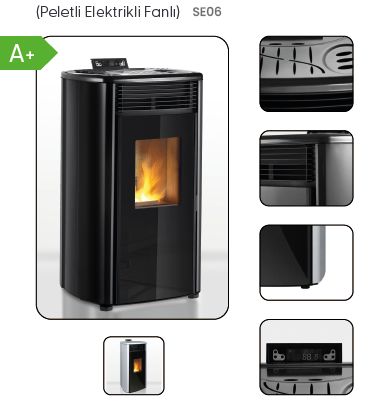 SE06 Elektrikli Fanlı Pelet (A+ Seri)