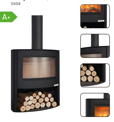 SS04 Odun Şöminesi (Panoramik)