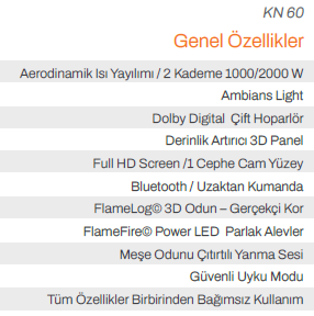 KONA SERİSİ ISITICILI