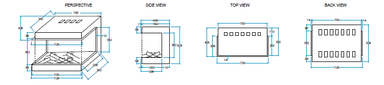 Coza Üç Tarafı Camlı Hazne