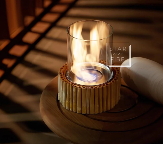 Bamboo Masaüstü Şömine