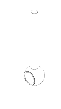 KÜRE MODEL ORTA ŞÖMİNE 60X60