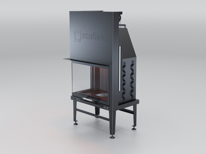 70 CM SOL CAMLI ASANSÖRLÜ ŞÖMİNE HAZNESİ