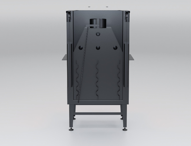 70 CM ÜÇ TARAFI CAMLI ASANSÖRLÜ ŞÖMİNE HAZNESİ