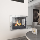 Döküm Şömine Haznesi Klapeli Sağ Camlı 70 cm