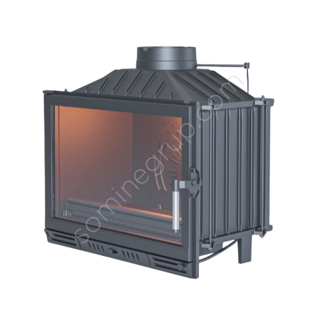 Klapeli Döküm Şömine Haznesi 70CM