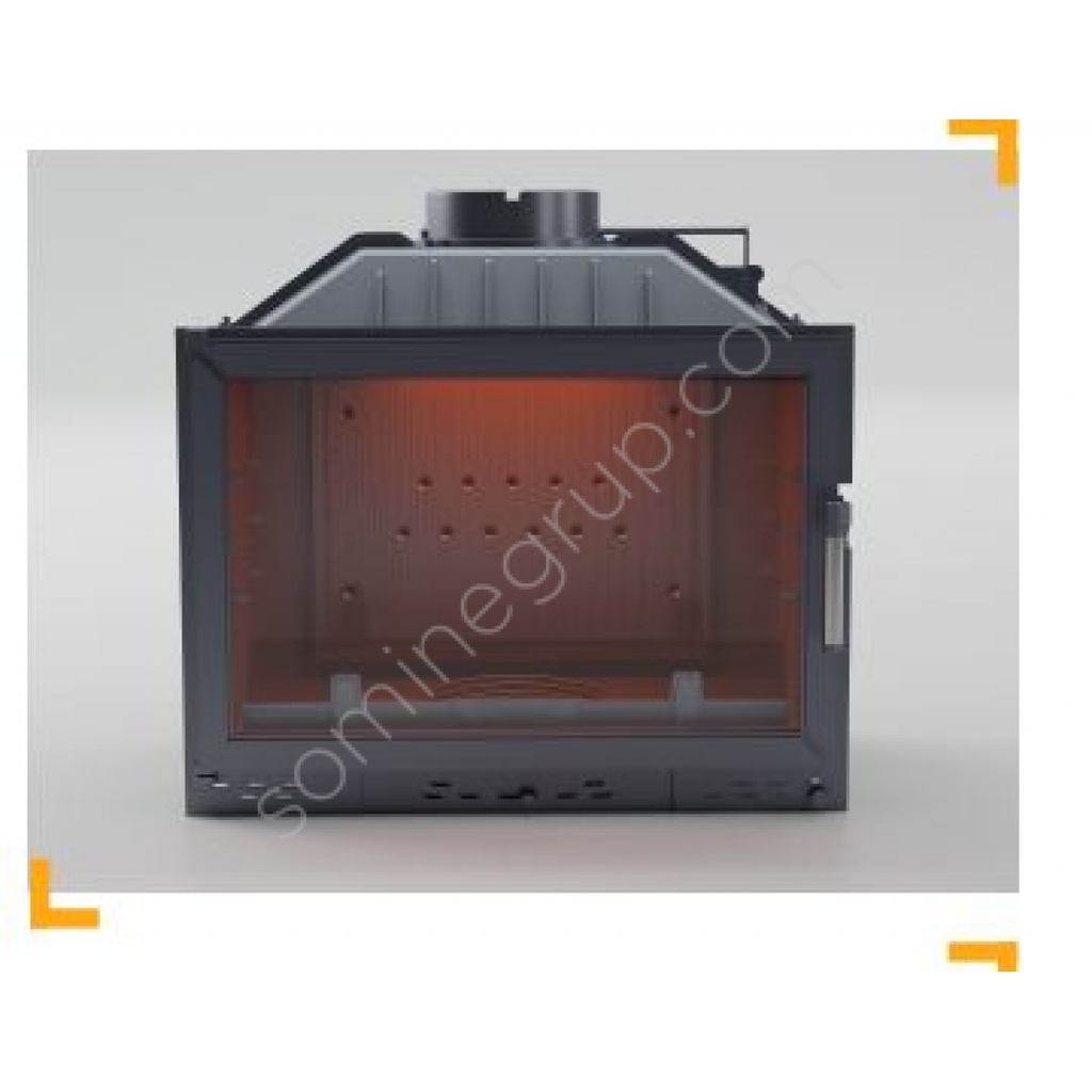 Klapeli Döküm Şömine Haznesi 80CM