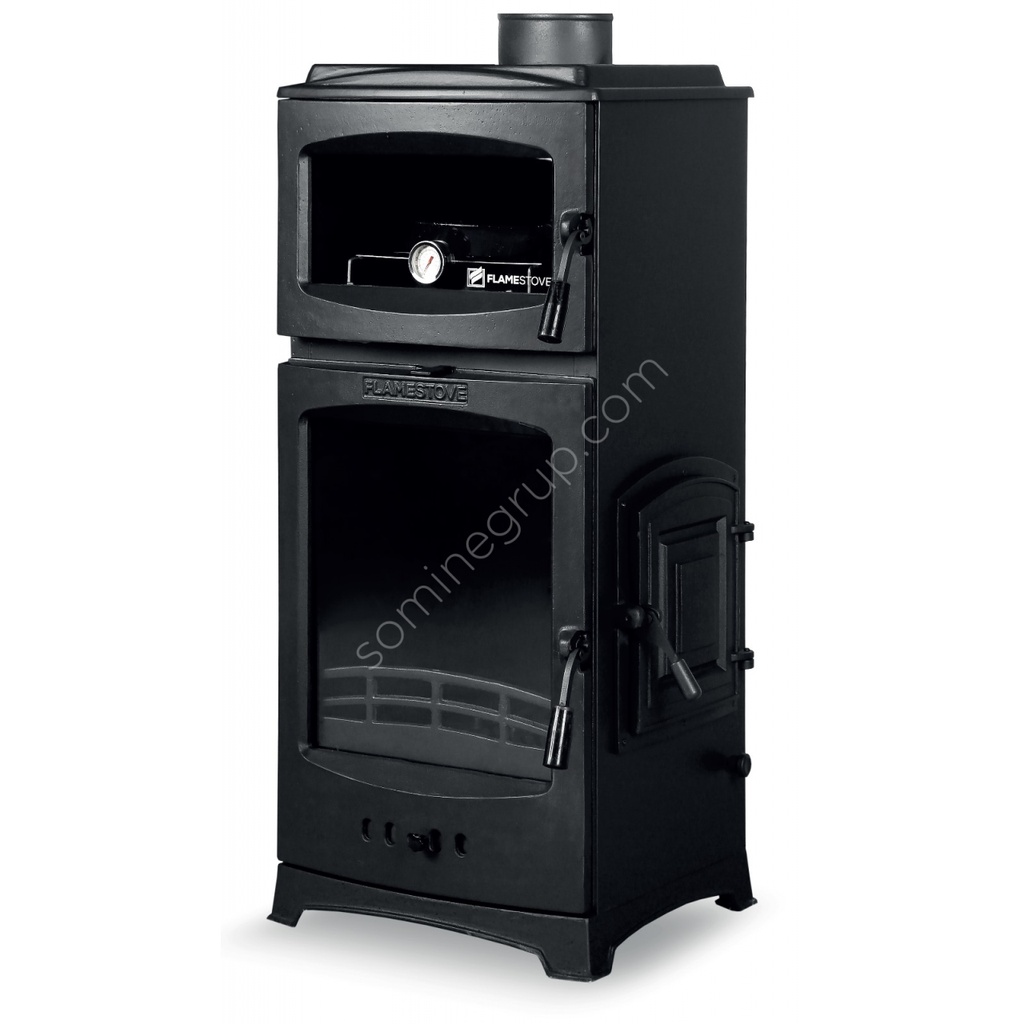 FS-203YK LODİ GURME TEK CAMLI KUZİNELİ DÖKÜM SOBA